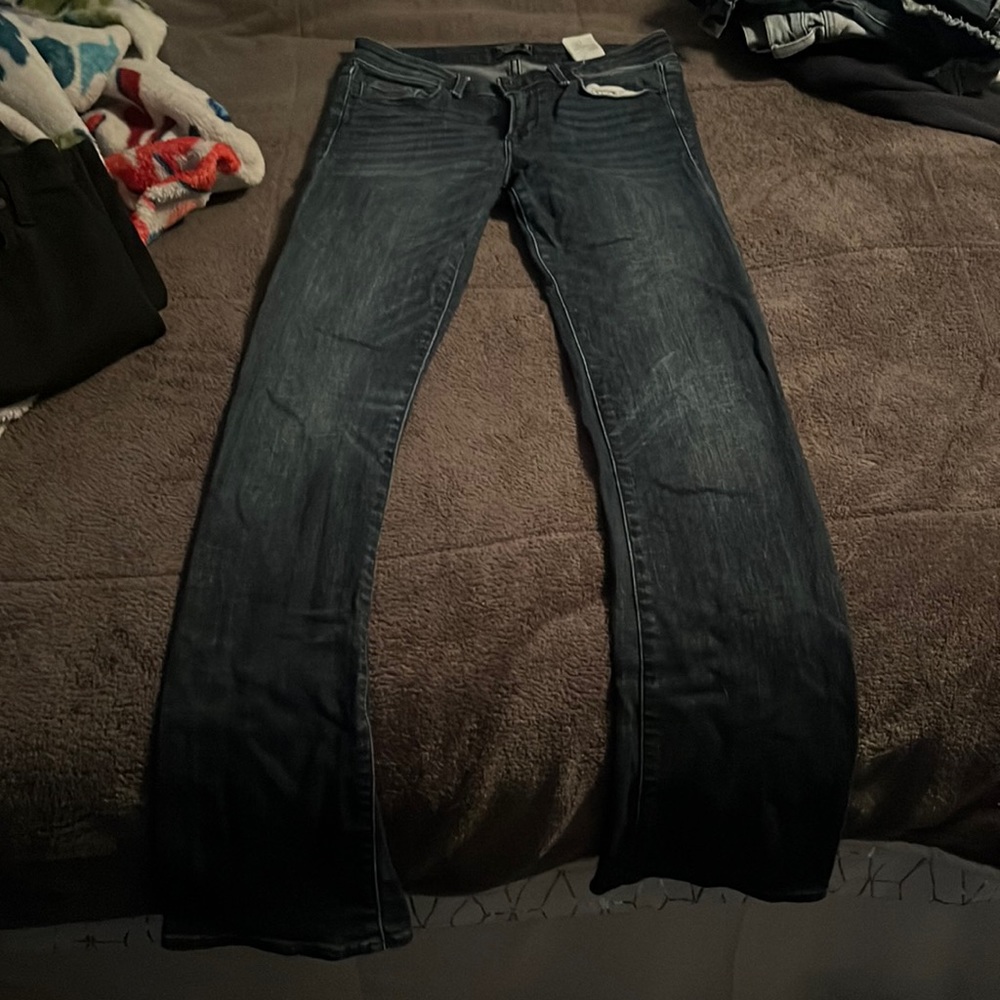 Mid rise/boot cut jeans